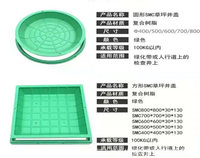 浦口树脂复合种植井盖展示